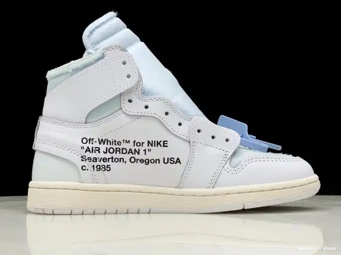 Cheap Jordan Off-White 1 High Air AQ0818-100 White Retro 0513